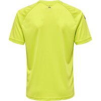 hummel Hmlcore Xk Core Poly Tee S/S Kinder - lime popsicle