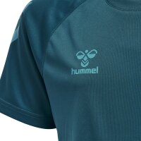 hummel Hmlcore Xk Core Poly Tee S/S Kinder - blue coral