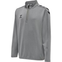 hummel Hmlcore Xk Half Zip Poly Sweat Kinder - grey melange