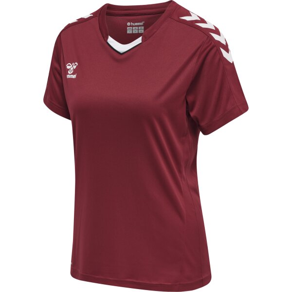 hummel Hmlcore Xk Poly Trikot S/S Damen - maroon