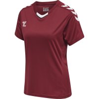 hummel Hmlcore Xk Poly Trikot S/S Damen - maroon