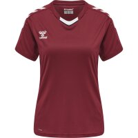 hummel Hmlcore Xk Poly Trikot S/S Damen - maroon