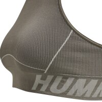 hummel Hmlte Christel Seamless Sports Top Damen - chateau gray/driftwood melange