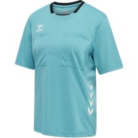 hummel Hmlreferee Chevron Wo Trikot S/S Damen - scuba blue