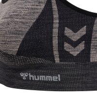 hummel Hmlclea Seamless Sports Top Damen - chateau gray/black melange