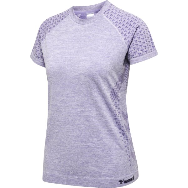 hummel Hmlci Seamless T-Shirt Damen - lavender melange