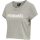 hummel Hmllegacy Cropped T-Shirt Damen - grey melange