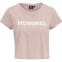 hummel Hmllegacy Cropped T-Shirt Damen - chalk pink