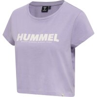 hummel Hmllegacy Cropped T-Shirt Damen - heirloom lilac