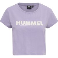 hummel Hmllegacy Cropped T-Shirt Damen - heirloom lilac