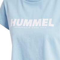 hummel Hmllegacy Cropped T-Shirt Damen - celestial blue