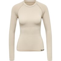 hummel Hmlclea Seamless Tight T-Shirt L/S Damen - chateau gray