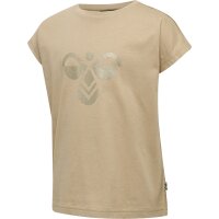 hummel Hmldiez T-Shirt S/S Mädchen - humus