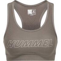 hummel Hmlte Tola 2-Pack Sports Bra Damen - black/driftwood