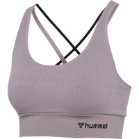 hummel Hmlmt Flow Seamless Sports Top Damen - minimal gray