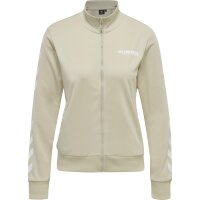 hummel Hmllegacy Poly Zip Trainingsjacke Damen - pumice stone