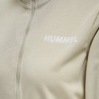 hummel Hmllegacy Poly Zip Trainingsjacke Damen - pumice stone