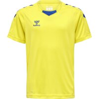 hummel Hmlcore Xk Poly Trikot S/S Kinder - blazing yellow/true blue