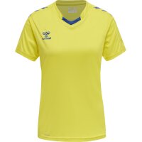 hummel Hmlcore Xk Poly Trikot S/S Damen - blazing yellow/true blue