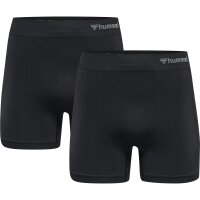 hummel Hmljack Seamless Boxers 2-Pack Herren - black/black