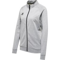 hummel Hmlmove Grid Cotton Zip Trainingsjacke Woma Damen - grey melange