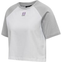 hummel Hmllgc Naya Cropped T-Shirt Damen - light grey...