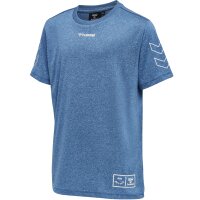 hummel Hmlmistral T-Shirt S/S Kinder - vallarta blue