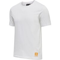 hummel Hmllgc Leon T-Shirt - white/dark cheddar