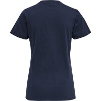 hummel Hmlmove Grid Cotton T-Shirt S/S Wom Damen - marine