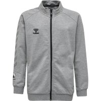 hummel Hmlmove Grid Cotton Zip Trainingsjacke Kinder - grey melange