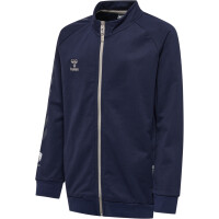 hummel Hmlmove Grid Cotton Zip Trainingsjacke Kinder - marine