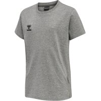 hummel Hmlmove Grid Cotton T-Shirt S/S Kid Kinder - grey...