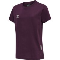 hummel Hmlmove Grid Cotton T-Shirt S/S Kid Kinder - grape...