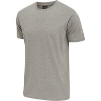 hummel Hmlred Basic T-Shirt S/S Herren - grey melange