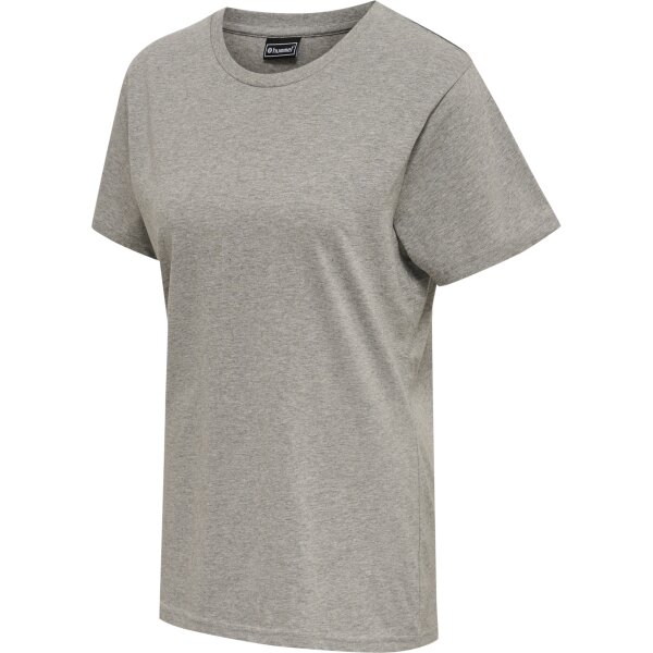 hummel Hmlred Basic T-Shirt S/S Damen - grey melange