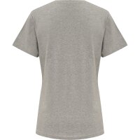 hummel Hmlred Basic T-Shirt S/S Damen - grey melange