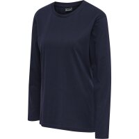 hummel Hmlred Basic T-Shirt L/S Damen - marine