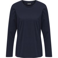 hummel Hmlred Basic T-Shirt L/S Damen - marine