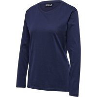 hummel Hmlred Heavy T-Shirt L/S Damen - marine