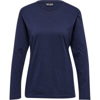 hummel Hmlred Heavy T-Shirt L/S Damen - marine