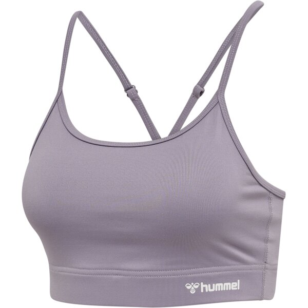 hummel Hmlmt Chipo Padded Sports Bra Damen - minimal gray