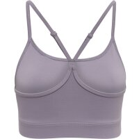 hummel Hmlmt Chipo Padded Sports Bra Damen - minimal gray