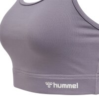 hummel Hmlmt Chipo Padded Sports Bra Damen - minimal gray