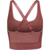 hummel Hmlclea Seamless Sports Top Damen - withered rose/rose tan melange