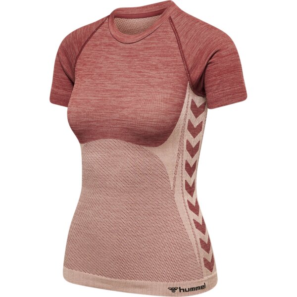 hummel Hmlclea Seamless Tight T-Shirt Damen - withered...