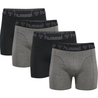 hummel Hmlmarston 4-Pack Boxers Herren - black/dark grey...