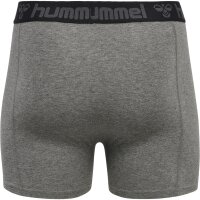 hummel Hmlmarston 4-Pack Boxers Herren - black/dark grey melange