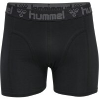 hummel Hmlmarston 4-Pack Boxers Herren - black/dark grey melange