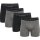 hummel Hmlmarston 4-Pack Boxers Herren - black/dark grey melange