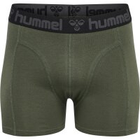 hummel Hmlmarston 4-Pack Boxers Herren - black/thyme